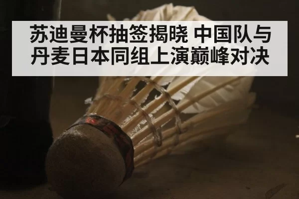 苏迪曼杯抽签揭晓 中国队与丹麦日本同组上演巅峰对决